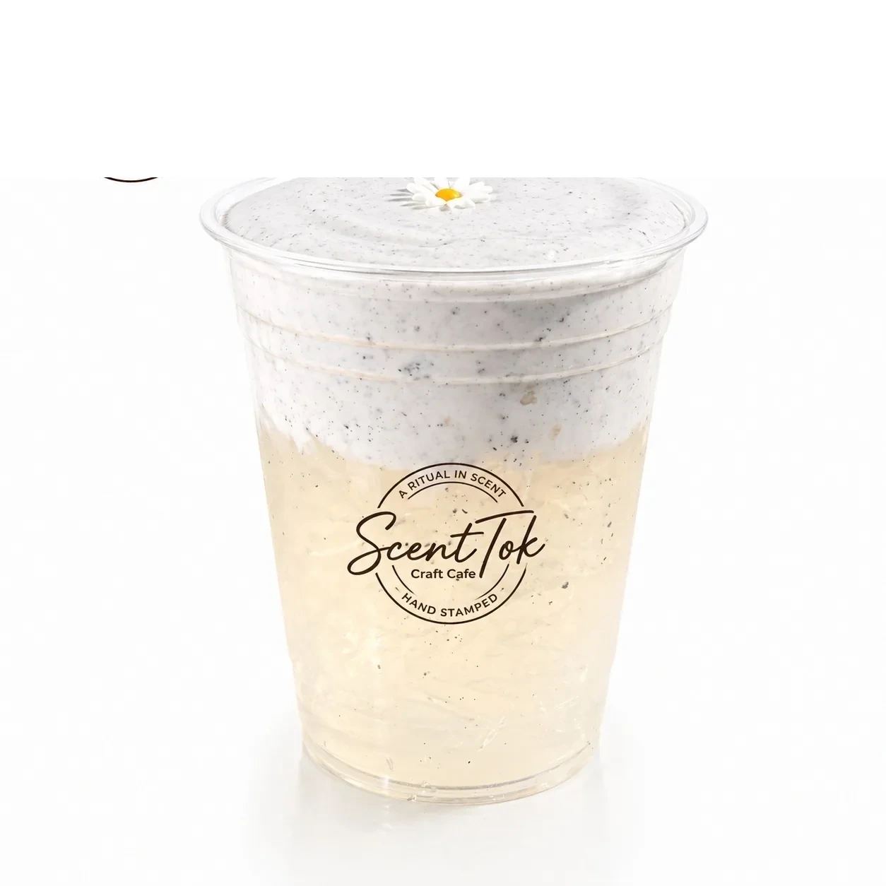 Daisy Cream layered drink