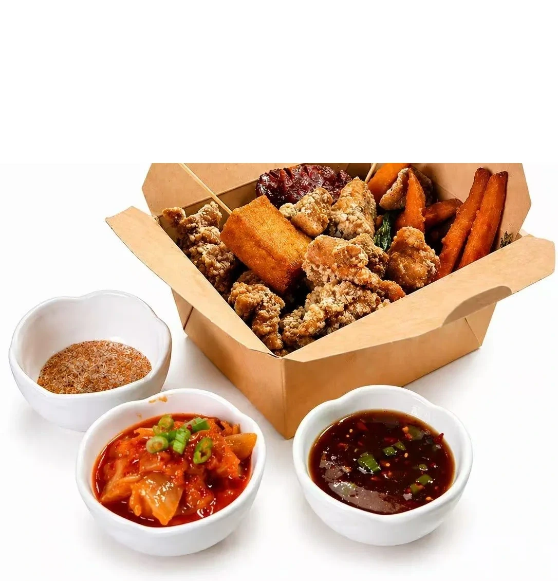 Crispy fried snack box